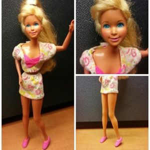 1980s Dressed Jazzie Barbie Doll